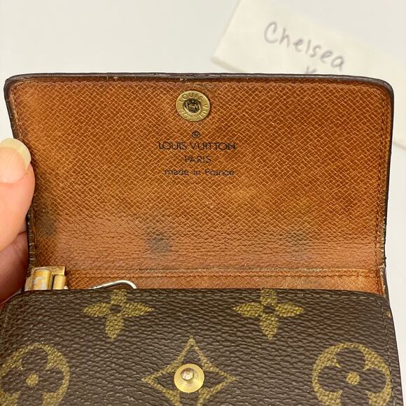 Louis Vuitton 6 Key Chain Holder LV SLG Monogram Print Wallet Keychain Canvas - Picture 8 of 16